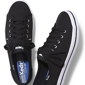 Less Black Canvas Women’s Kickstart Sneaker